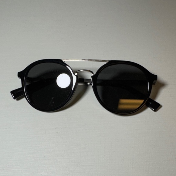 Ermenegildo Zegna mens black EZ 0070 titanium aviator style sunglasses EUC - Picture 2 of 8